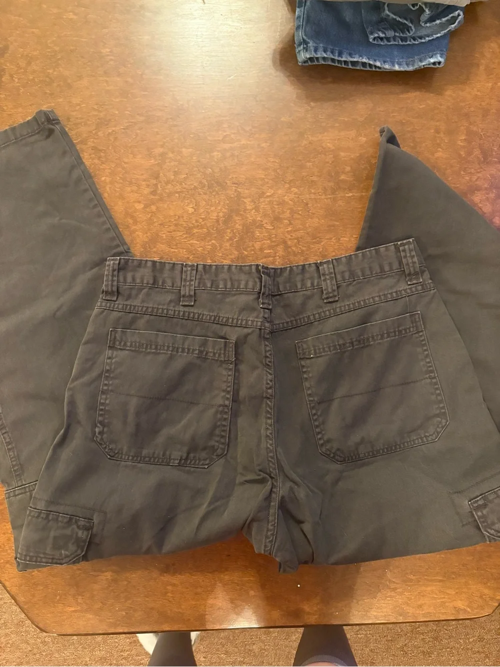 Wrangler Men's Dark Charcoal Cargo Pants